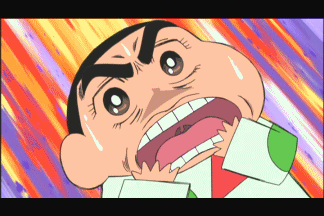 짱구 깜놀 놀랄때 놀람 만화 허컥 짱구는 못말려