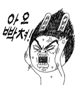 아오 빡쳐 화나 짜증나