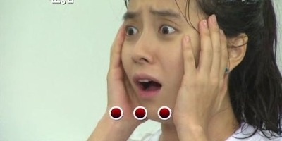황당 놀람 표정 런닝맨 송지효 당황 