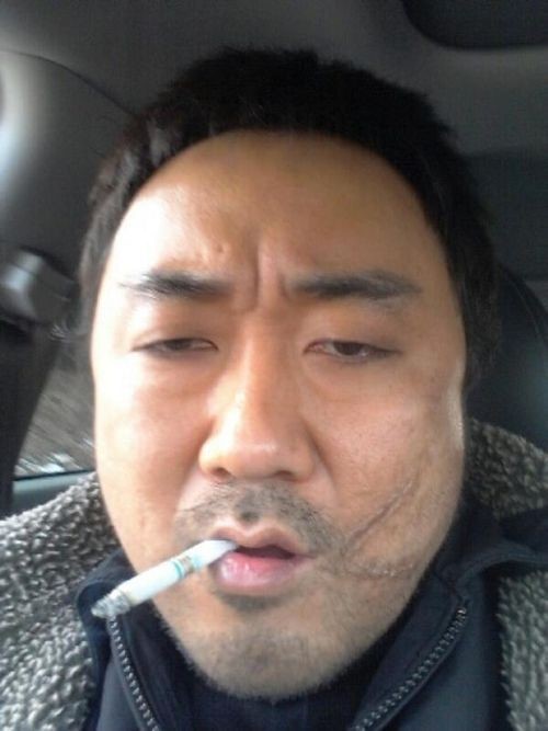 마동석 조폭 연기 표정 닥쳐 그만해라 여기까지 여기까지다 담배 인상
