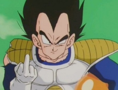 손가락욕 뻐큐 머겅  두번  뽁큐  손가락  가운데  닥쳐  그만해  드래곤볼  베지터