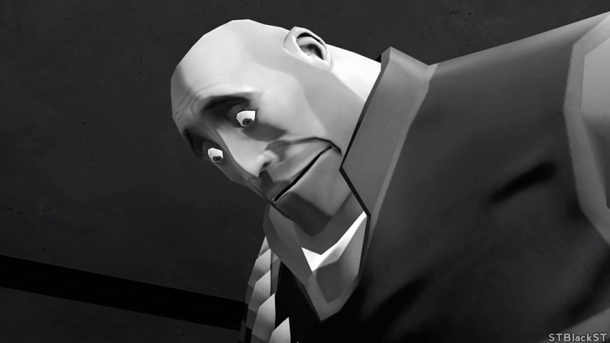 TF2 팀포트리스2 게리모드 헤비 흑백 STBlackST