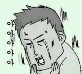 아아아아 좌절 멘붕 눈물 만화 그림 안습 오열