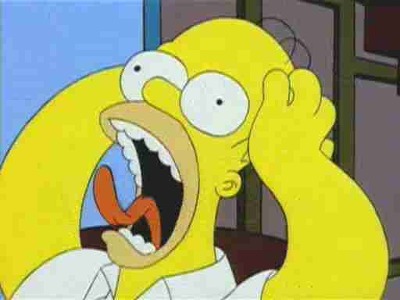 심슨 아빠 멘붕 좌절 분노