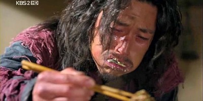대길이 우는 장면 먹으면서 오열