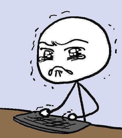 눈물 부들부들 우는 키보드 글성글성 슬픈 분노