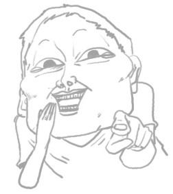 너 이녀석 겨우 비웃음 ㅋㅋㅋ