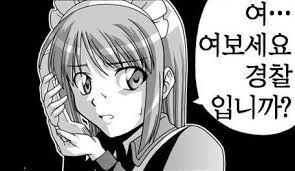 철컹 철컹철컹 여보세요 경찰 입니까 신고