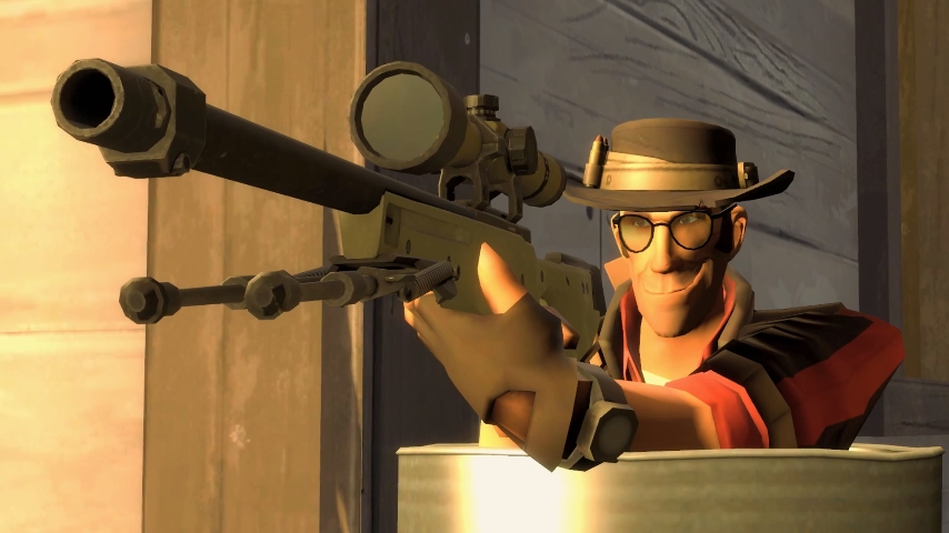 게리모드 팀 포트리스2 스나이퍼 저격