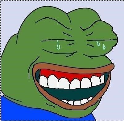 개구리 표정 웃음 눈물 웃는게 아냐 울어 웃으면서 울는 모습 안습 슬픔 슬퍼