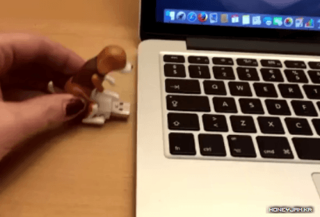 탁탁 강아지 USB 탁탁탁 재미 아이템