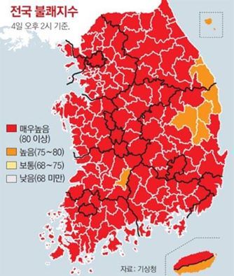 이거때문 폭염 더위 불바다 전국 불쾌지수 무더위 여름 