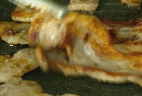 먹방 내부자들 이병헌 삼겹살 한팔로 한팔 먹기 