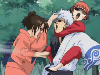 명존쎄 명치 때리는 움짤 만화 애니