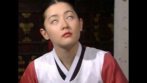 희번득 눈빛 이영애 장금이 기절 무서운 표정