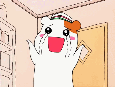 에비츄 햄토리 눈물 움짤 귀여운