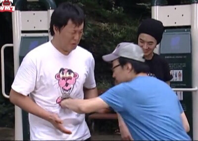 명존세 명치 박명수 주먹질 무도 무한도전 정준하