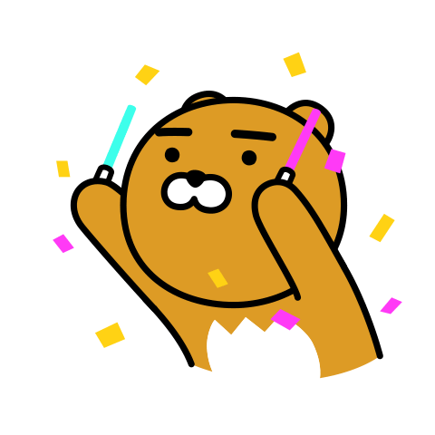 카카오톡 라이언 프렌즈 움짤 카톡 이모티콘 kakao 카카오프렌즈