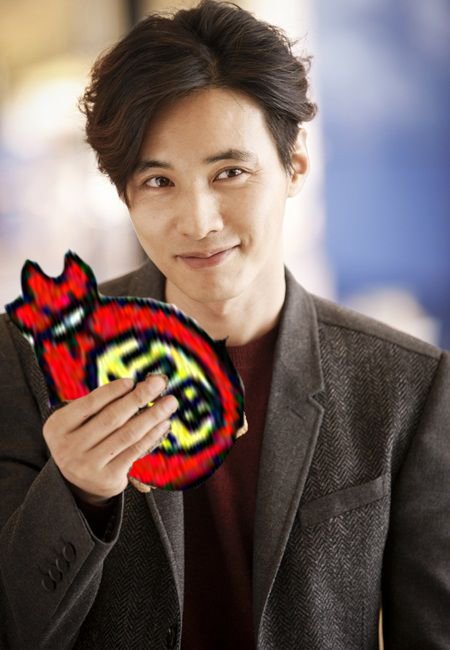 새해복 원빈 복주머니 합성 새해 새해복많이 받으세요 새해짤 새해인사 