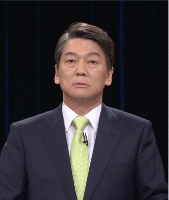 안철수 토론회 절레절레 절래절래 병맛 철수 대통령 후보 표정