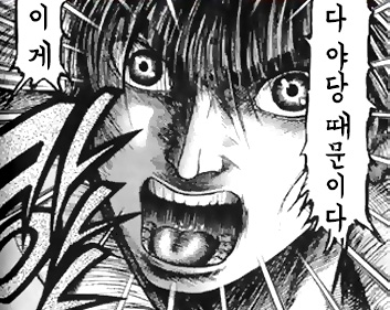 분노 만화 그림 표정 야당때문이다 이게 다 야당 때문이다 정치 새누리 자유당 바른정당 쓰레기 패러디