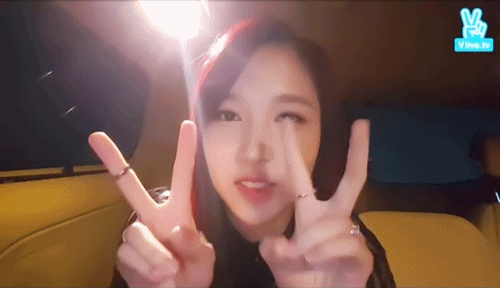 트와이스 움짤 연예인 아이돌 걸그룹 가수 일본 예쁜 미나 브이 손가락 귀여운 토끼