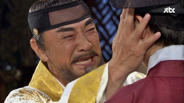 이덕화 사극 격한 격하게 왕 얼굴잡고 오열 통곡 눈물 하소연