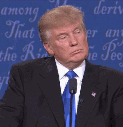 trump 트럼프 미국 대통령 표정 wrong 잘못된 틀린 틀렸어 틀렸다 오해