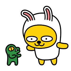 카카오톡 카카오프렌즈 kakao friends 움짤 무지 단무지