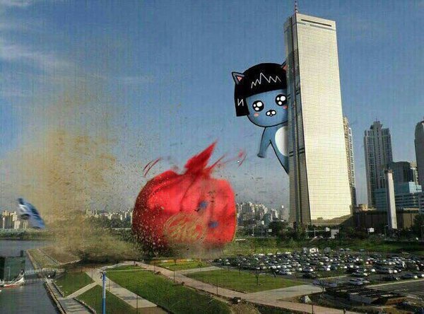 새해인사 복주머니 복 63빌딩 카카오 프렌즈 네오 새해 복받으세요 인사