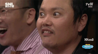 김민교 놀람 깜작 눈동자 눈알 SNL 표정 움짤