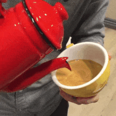 라떼 아트 만들기 실패 반전 커피 우유