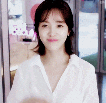 부끄럼 쁘끄 안녕 인사 손인사 손흔드는 여자 예쁜