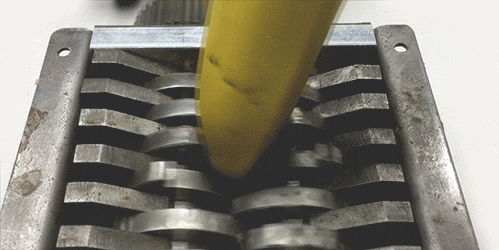 바나나 갈아버리는 기계 믹서 ㄷㄷㄷ 무서운 상상