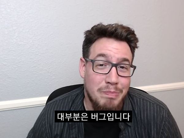 프로그램 버그 대부분은 버그입니다 엉망 놀림 게임