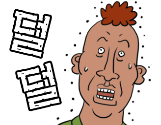 덜덜 ㄷㄷㄷ 무서운 귀귀 움짤 만화 미친 황당