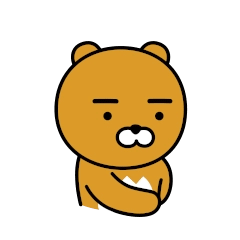 뽀뽀  카톡 카카오 카카오프렌즈 라이언 입술 사랑 하트 좋아 