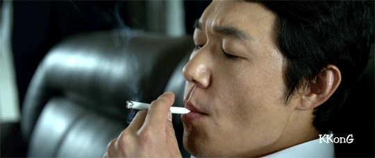 영화 신세계 갈때 가더라도 담배 하나 정도는 괜찮찮아 죽기 딱좋은 날씨네 날씨