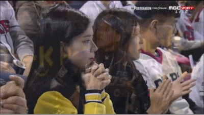 두산 야구 야구녀 미녀 미인 야구장