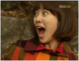 황정음 놀람 깜놀 깜짝 으악 뭐야 혐오 꺼져