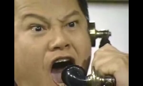 전화 받는 분노 화남 야인시대