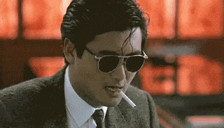 주윤발 담배 달러 간지 불붙이는 돈으로