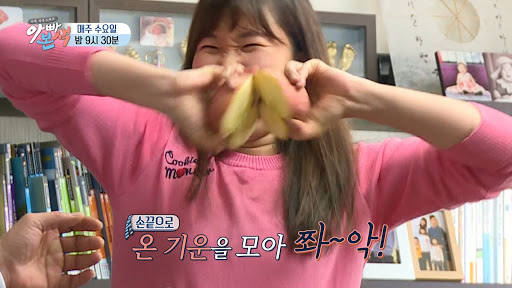 사과 반으로 쪼개는 거절 죄송 미안 반대