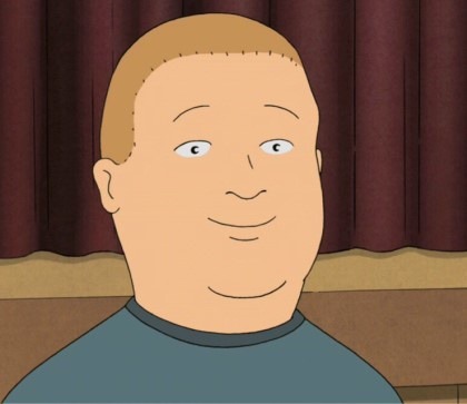 킹오브더힐 바비 얼굴 표정 웃는 기본