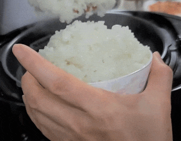 밥도둑 밥 쌀밥 음식 먹방 공기밥 밥솥 밥주걱 점심 아침