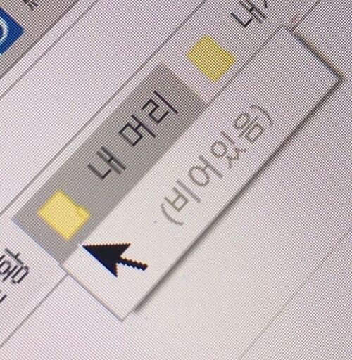 텅텅 내머리 비어있음 바보 멍 멍청 순수 뇌가 생각 두개골 텅비어
