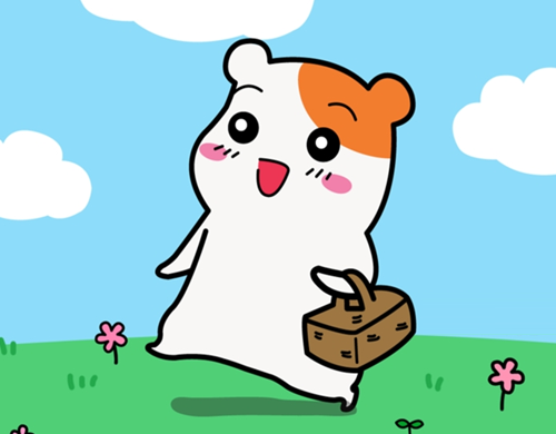 소풍 햄토리 좋아 놀러가자 놀자