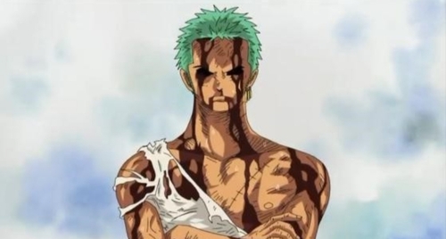 원피스 조로 침묵 인내 무시 상처