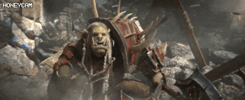 가즈아 오크 달려 가자 전쟁 싸움 괴물 나를 따르라 뛰어