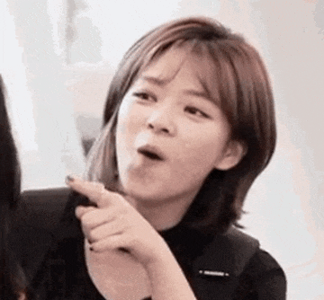 오~ 트와이스 정연 놀람 감탄 손가락 저거 좋음 대박